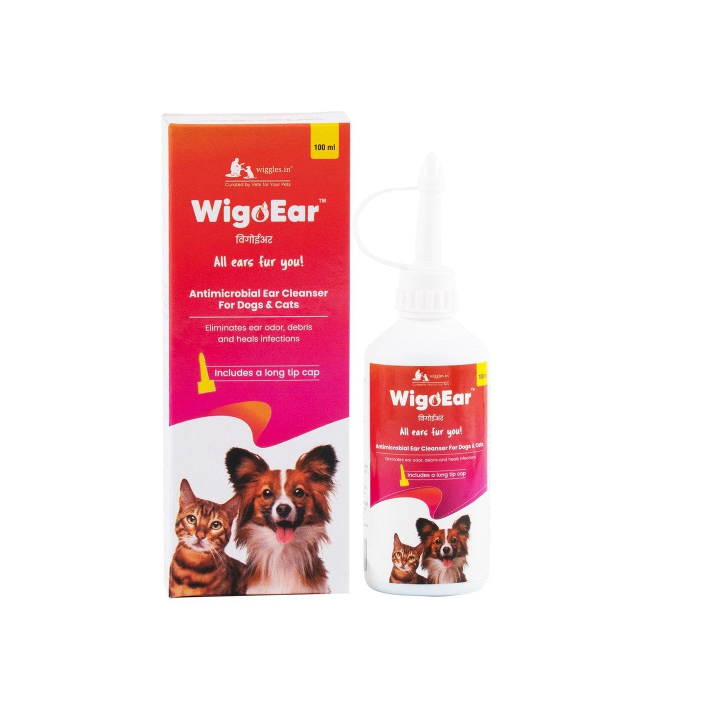 WigoEar - Ear Cleaner Cleaning Solution For Dogs & Cats
