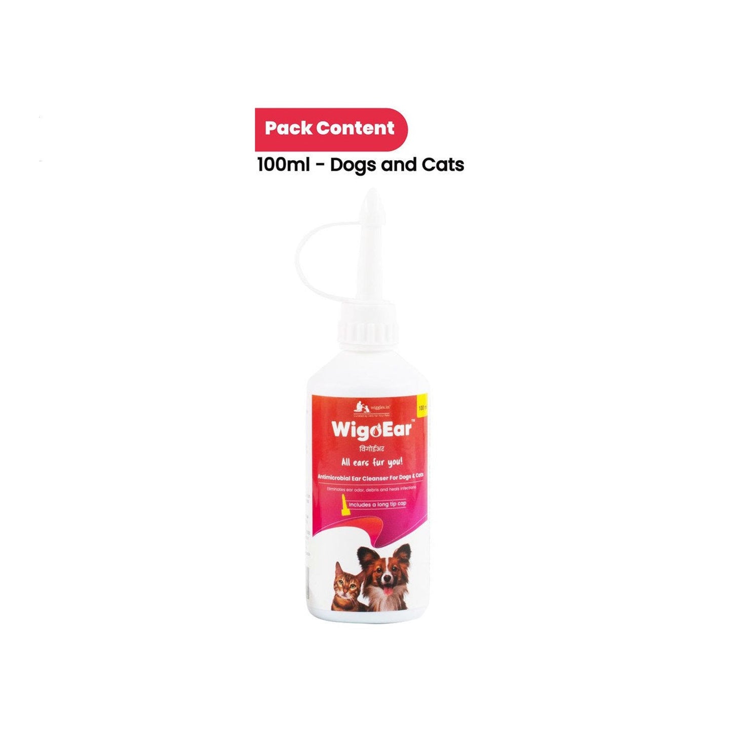 WigoEar - Ear Cleaner Cleaning Solution For Dogs & Cats