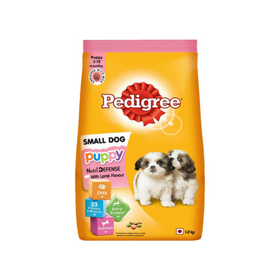 Pedigree - Puppy Small Dog Dry Food | Lamb & Milk Flavour