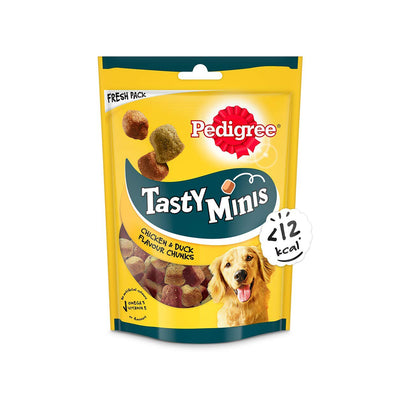 Pedigree - Tasty Minis Cubes Adult Dog Treat, Chicken & Duck Flavor Chunks