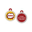 Taggie - Comic Pop Yellow Pet ID Tag For Dogs & Cats