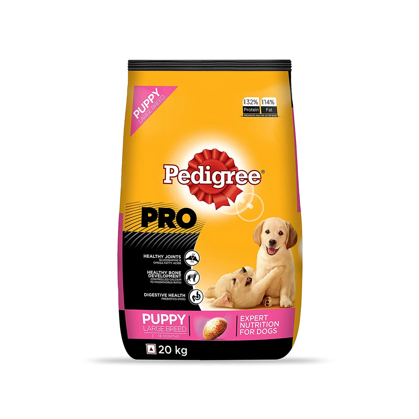 Pedigree - PRO Expert Nutrition Large Breed Puppy (3-18 Months) Dry Dog Food