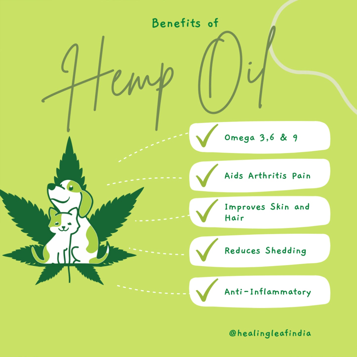 Healing Leaf - Hemp Oil For Dogs & Cats