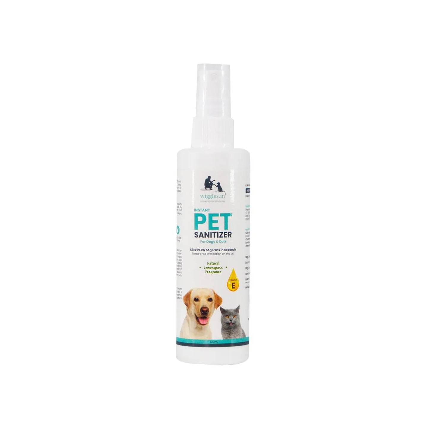 Wiggles - Instant Pet Sanitizer For Dogs & Cats