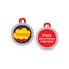 Taggie - Comic Pop Blue Pet ID Tag For Dogs & Cats