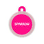 Taggie - Solid Pink Pet ID Tag For Dogs & Cats