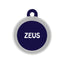 Taggie - Solid Navy Blue Pet ID Tag For Dogs & Cats