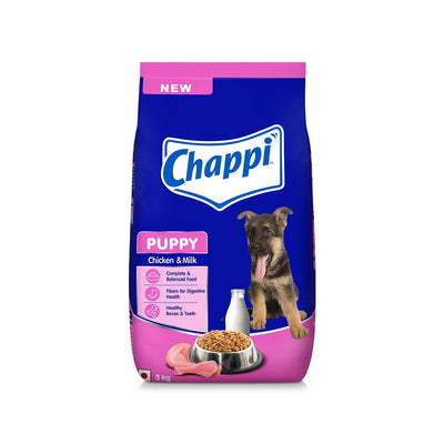 Chappi - Puppy Dry Dog Food Chicken & Milk For Dogs
