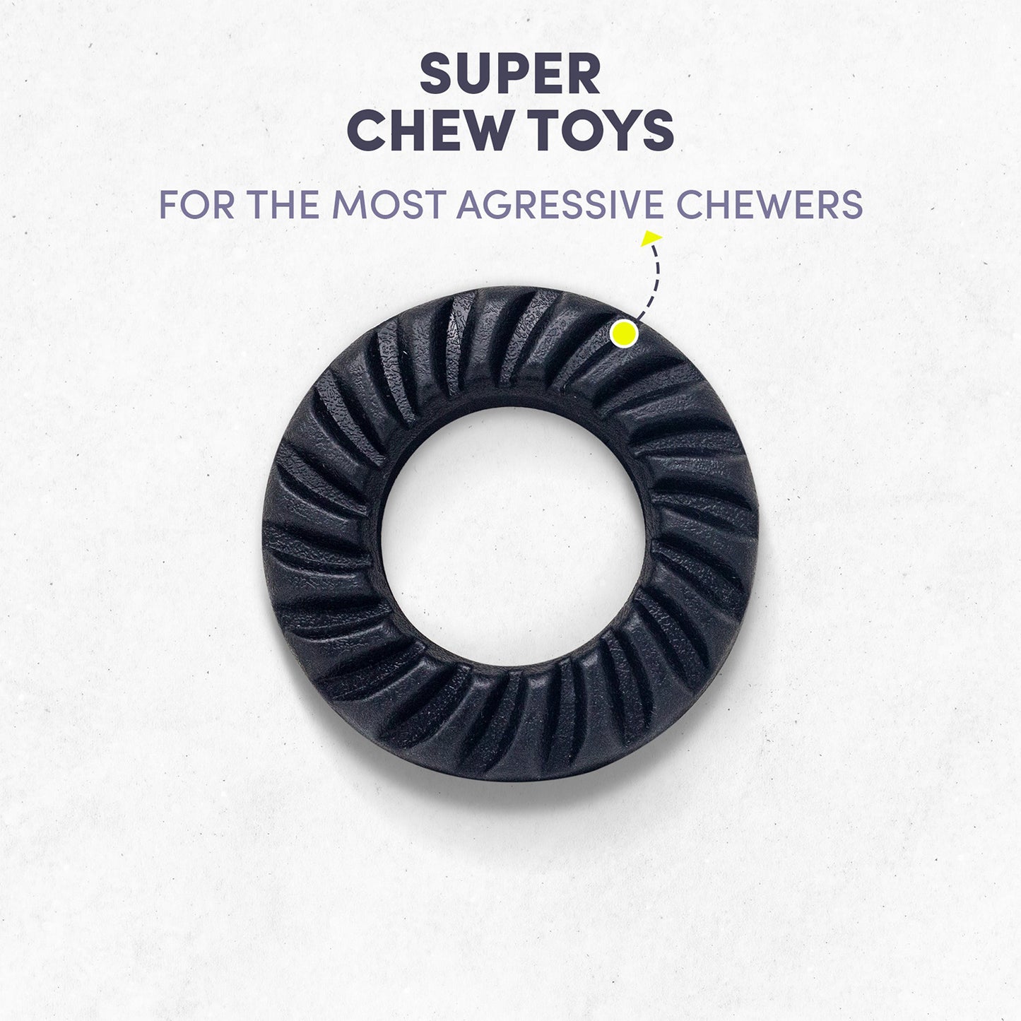 Fofos - Super Chewer Tyre Dog Toy