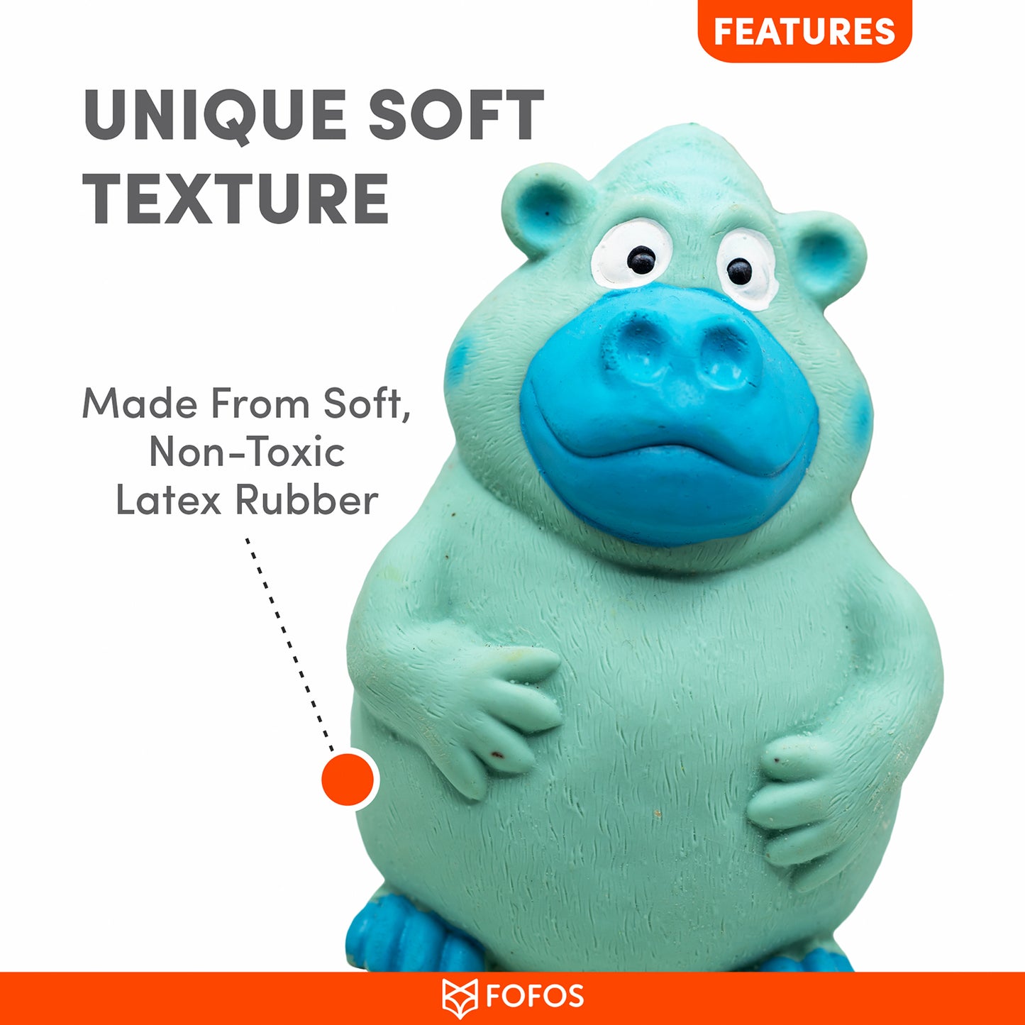 Fofos - Latex Squeaky Dog Toy