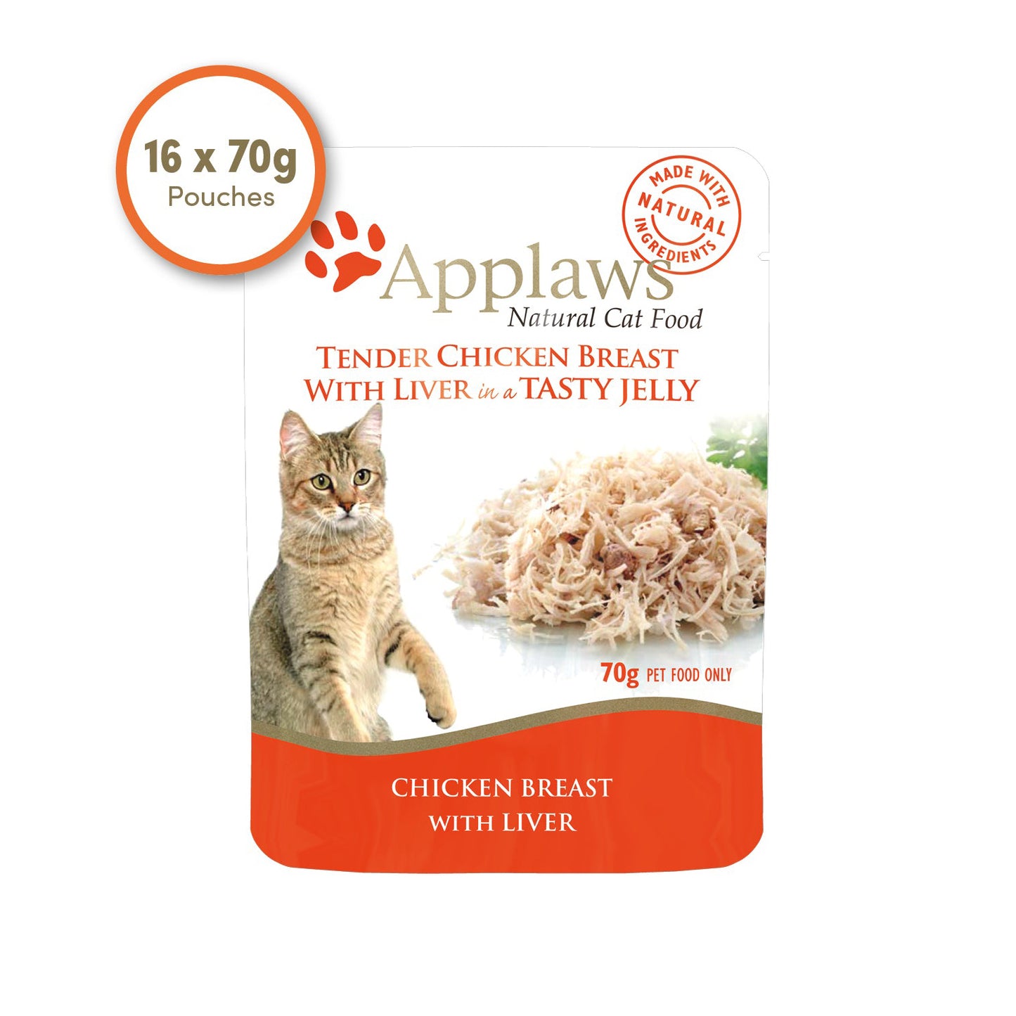 Applaws - Cat Pouch Chicken with Liver in Soft Jelly