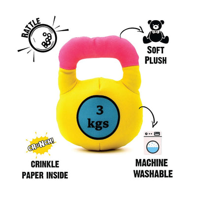 Goofy Tails - Gym Series Kettlebell Plush Toy for Dogs