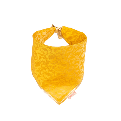 Pawgypets - Occasion wear Bandana | Yellow