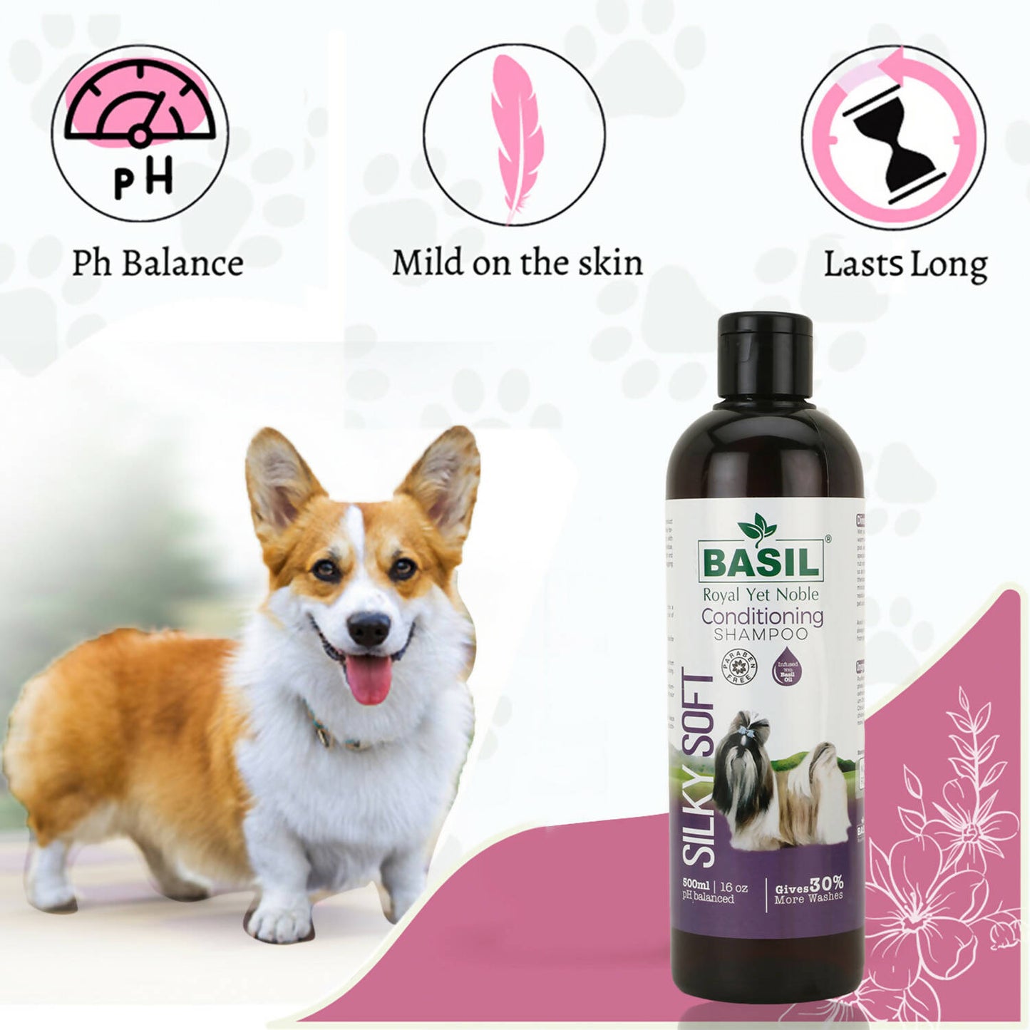 Basil - Silky Soft Shampoo For Dogs