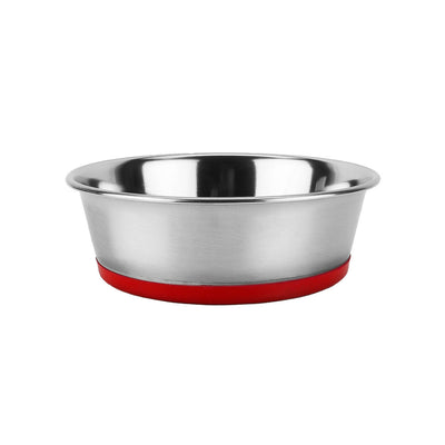 Basil - Heavy Dish Anti Skid Steel Bowls For Dogs