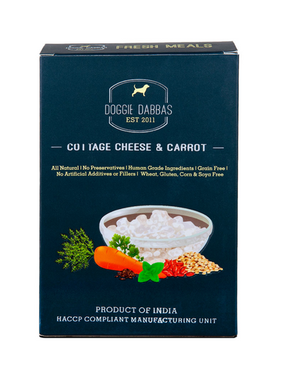Doggie Dabbas - Cottage Cheese & Carrot Fresh Dog Food