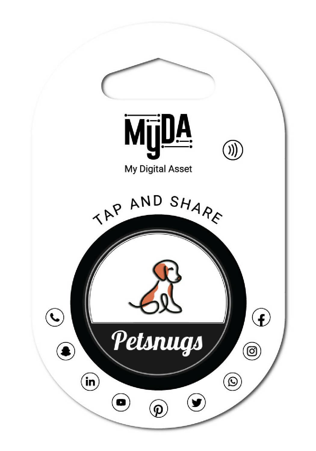 Petsnugs x Myda - NFC Tags for Dogs & Cats