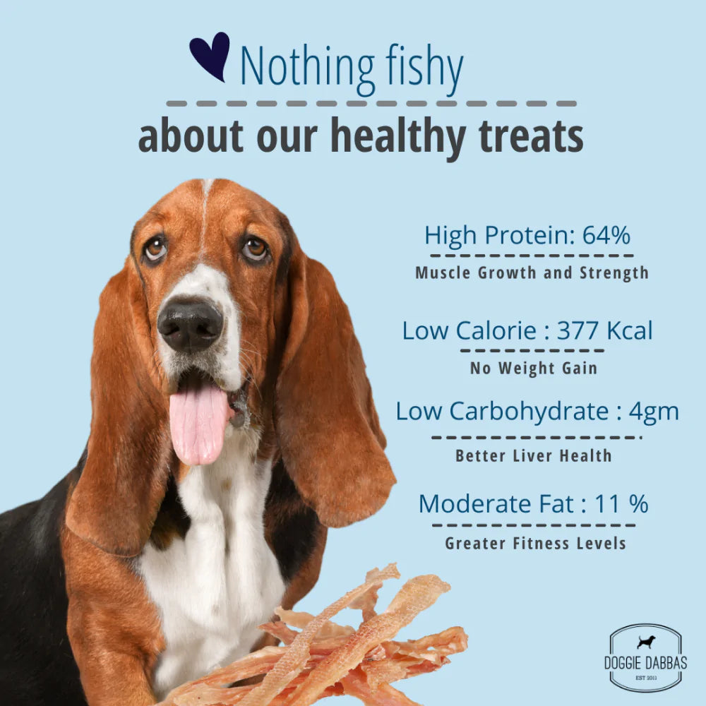 Doggie Dabbas - Fish Jerky Treats for Dogs