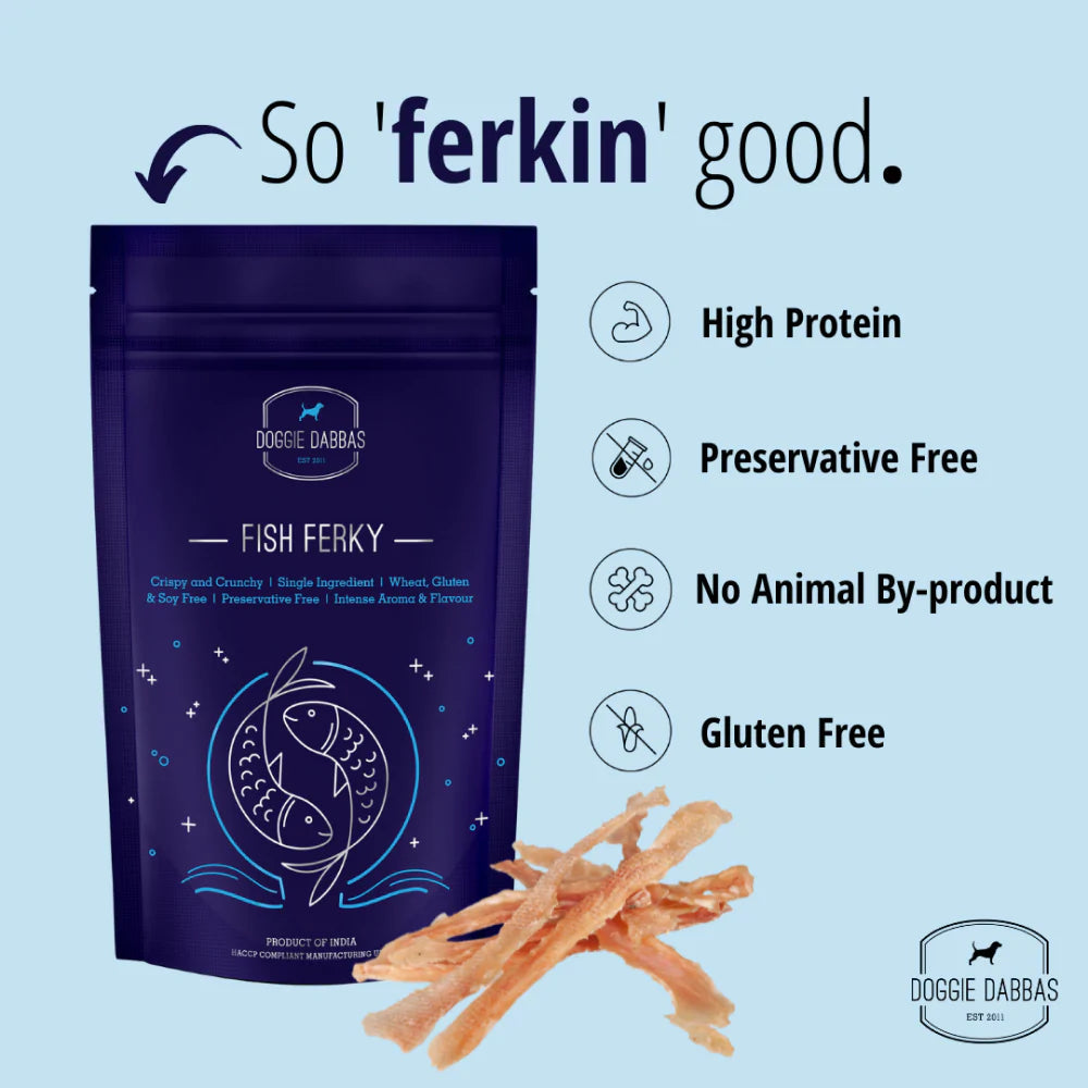 Doggie Dabbas - Fish Jerky Treats for Dogs