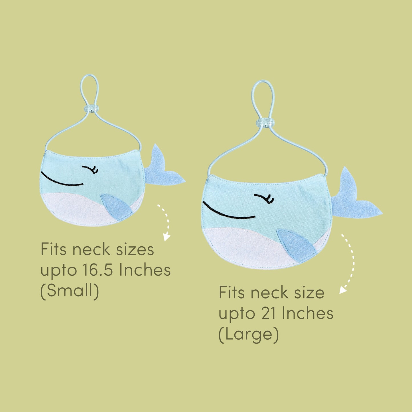 Fofos - Cute Pet Bib Whale Durable Pet Accessory For Dogs & Cats