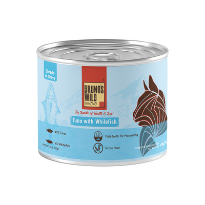 Bruno's Wild Essentials Wet Cat Food - Tuna with White Fish