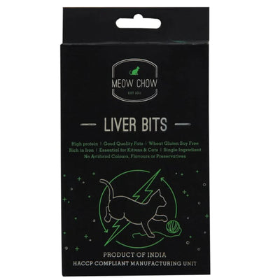 Doggie Dabbas -  Meow Chow Liver Bits Treats for Cats