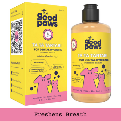 The Good Paws Ta Ta Tartar Dental Hygiene for Dogs and Cats