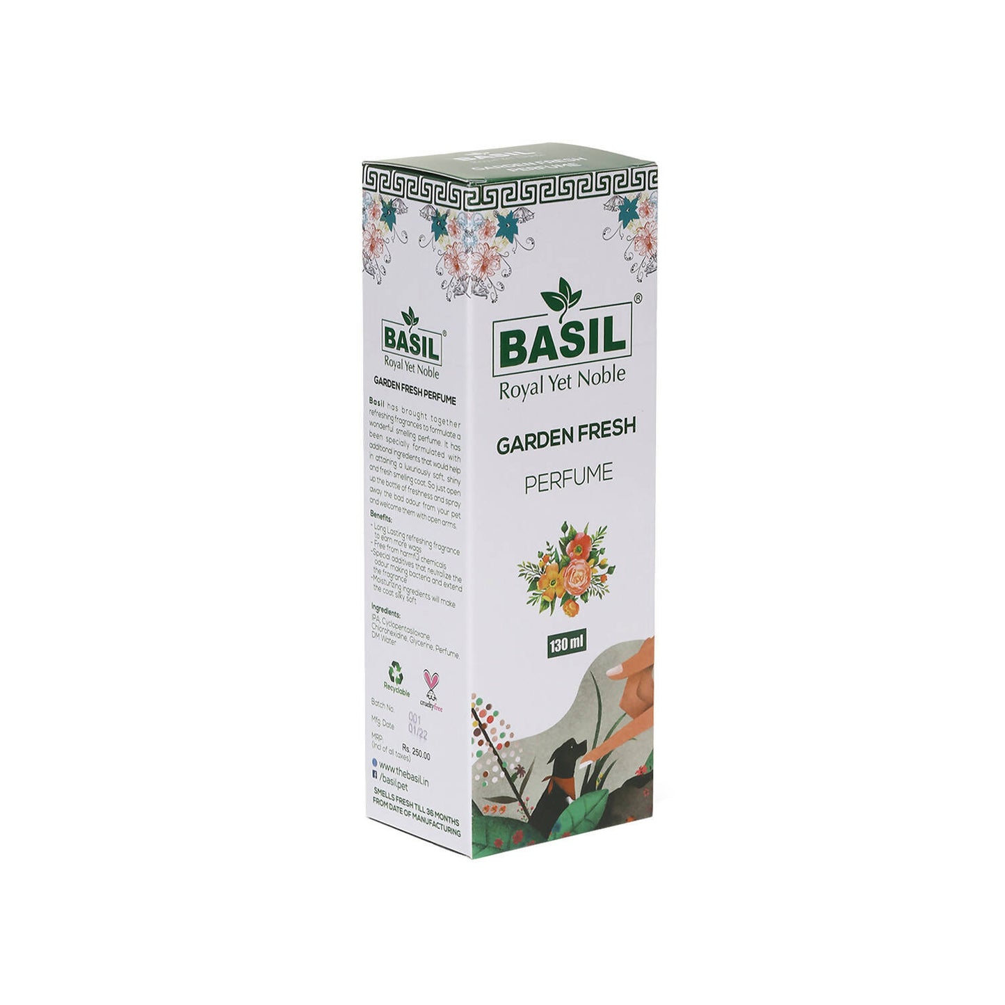 Basil - Garden Fresh Perfume For Dogs
