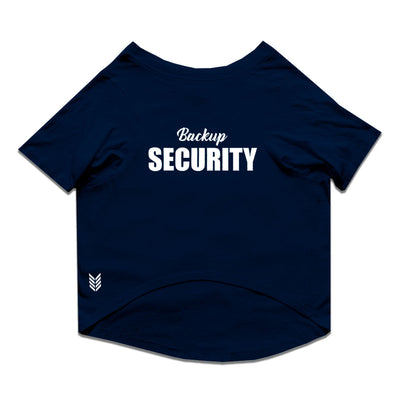 Ruse / backup-security-crew-neck-dog-tee / Navy