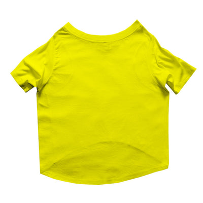 Ruse / Yellow Ruse Basic Crew Neck "Beatrix Kiddo" Printed Half Sleeves Dog Tee17