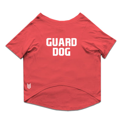 Ruse / guard-dog-crew-neck-dog-tee / Poppy Red