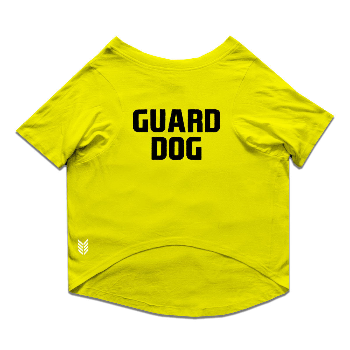 Ruse / guard-dog-crew-neck-dog-tee / Yellow