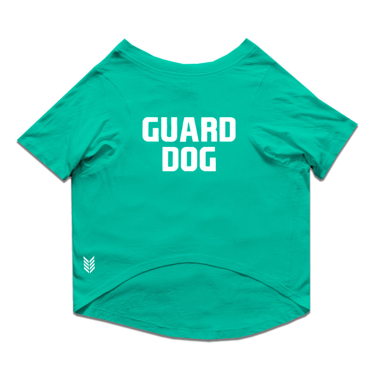 Ruse / guard-dog-crew-neck-dog-tee / Aqua Green