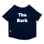 Ruse / the-bark-and-the-bite-crew-neck-dog-tee / Navy
