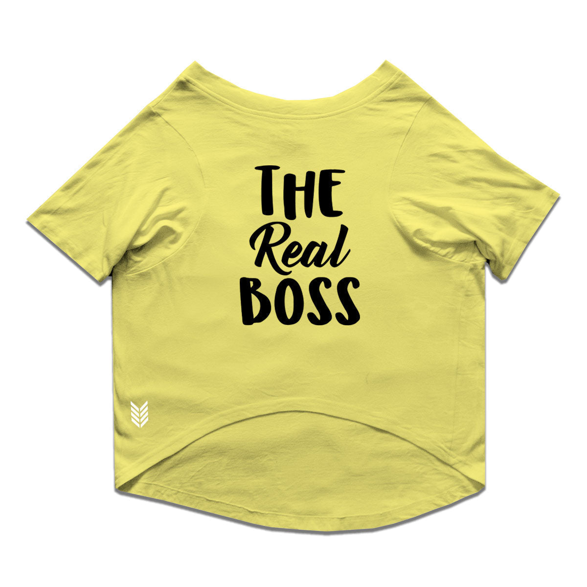 Ruse / the-real-boss-crew-neck-dog-tee / Lemon Tonic