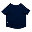 Ruse XX-Small (Chihuahuas, Papillons) / Navy Customize Basic Crew Neck Solid Half Sleeves Dog Tee