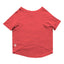 Ruse XX-Small (Chihuahuas, Papillons) / Poppy Red Customize Basic Crew Neck Solid Half Sleeves Dog Tee