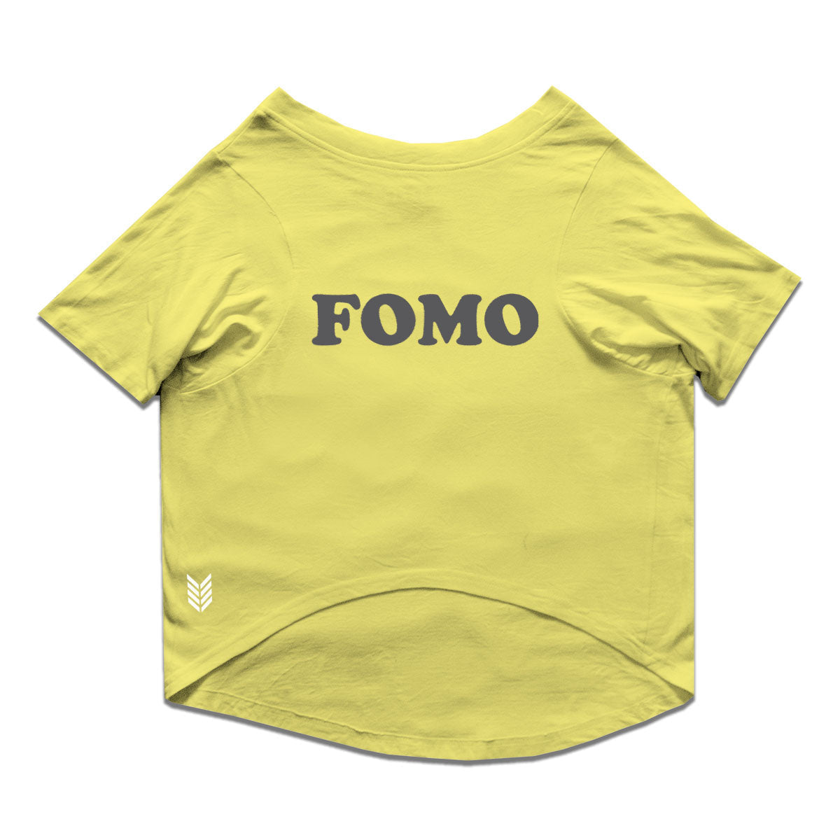 Ruse / Lemon Tonic Ruse Basic Crew Neck "FOMO" Printed Half Sleeves Dog Tee11