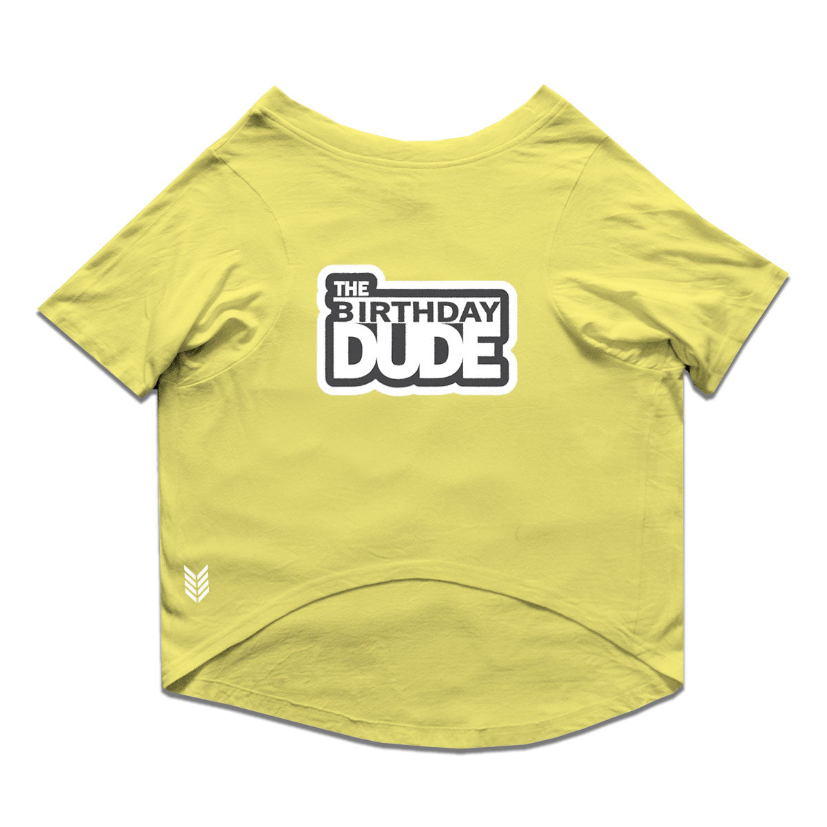 Ruse / Lemon Tonic Ruse Basic Crew Neck "The Birthday Dude" Printed Half Sleeves Dog Tee10