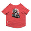 Ruse / Poppy Red Ruse Basic Crew Neck "Cafe Racer Helmet" Printed Half Sleeves Dog Tee9