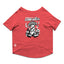 Ruse / Poppy Red Ruse Basic Crew Neck "COMBI ABDUCTION" Printed Half Sleeves Dog Tee16