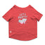 Ruse / Poppy Red Ruse Basic Crew Neck "Let's Party" Printed Half Sleeves Dog Tee10
