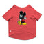 Ruse / Poppy Red Ruse Basic Crew Neck "Mouse Bane" Printed Half Sleeves Dog Tee16