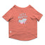 Ruse / Salmon Ruse Basic Crew Neck "Let's Party" Printed Half Sleeves Dog Tee15