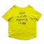 Ruse / Yellow Ruse Basic Crew Neck "Anti Social Pupper Club" Printed Half Sleeves Dog Tee12