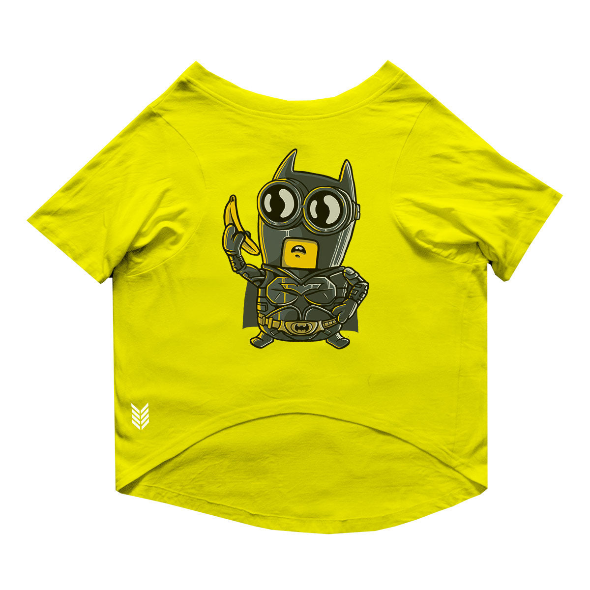 Ruse / Yellow Ruse Basic Crew Neck "BAT CARTOON" Printed Half Sleeves Dog Tee12