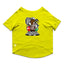 Ruse / Yellow Ruse Basic Crew Neck "CHOCOLATE SQUAD" Printed Half Sleeves Dog Tee13