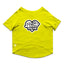 Ruse / Yellow Ruse Basic Crew Neck "World's Best Sister" Printed Half Sleeves Dog Tee11