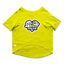 Ruse / Yellow Ruse Basic Crew Neck "World's Best Sister" Printed Half Sleeves Dog Tee11